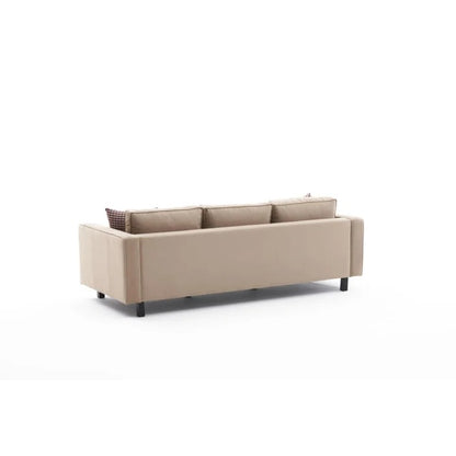 3 Seater Sofa Set: 87.4'' Upholstered Sofa