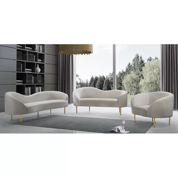 3 Seater Sofa: Shurtz 85.5'' Upholstered Sofa
