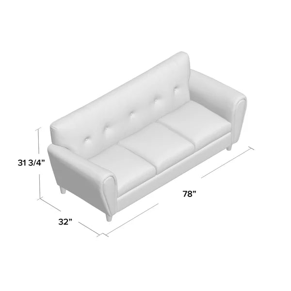 3 Seater Sofa: Sydnor 78'' Upholstered Sofa