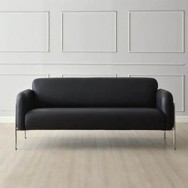3 Seater Sofa: Trai 82.68'' Vegan Leather Sofa