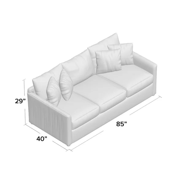 3 Seater Sofa: Trisha 85'' Upholstered Sleeper Sofa