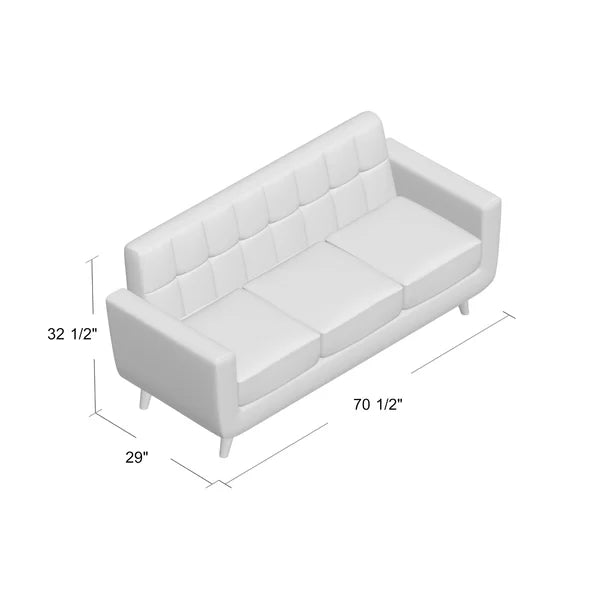 3 Seater Sofa: Zohaib 70.5'' Upholstered Sofa