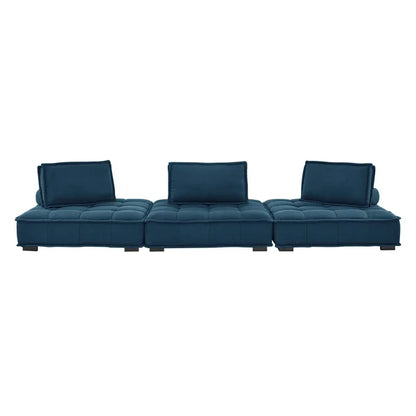 3 seater Sofa: Saunter 141'' Upholstered Sofa (Set of 3)