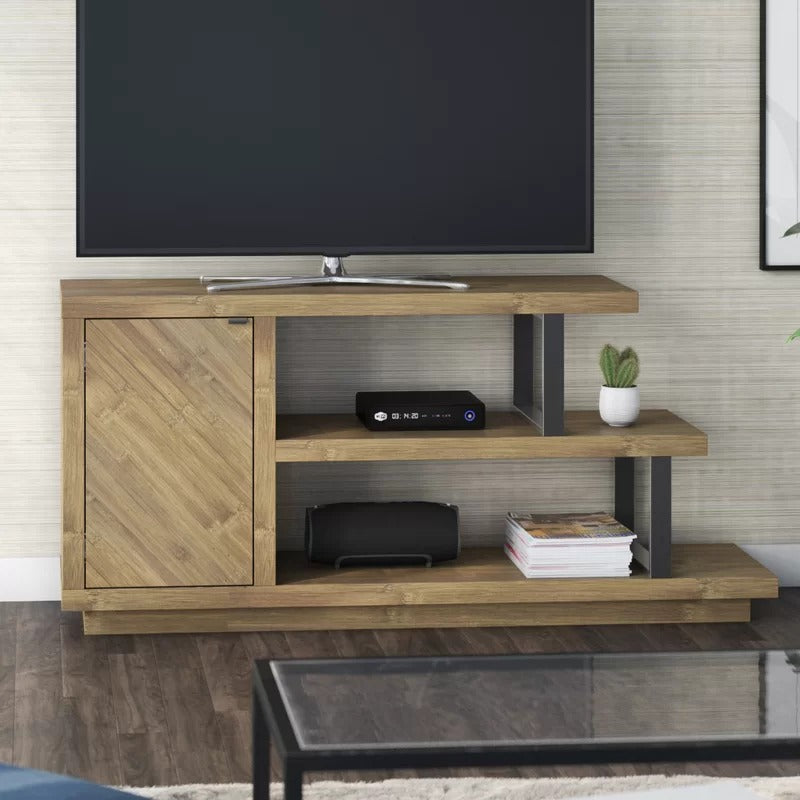 Side Tables: Brown Hinkson TV Stand