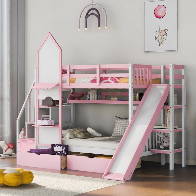 Bunk Bed: Kids Bed with Drawers