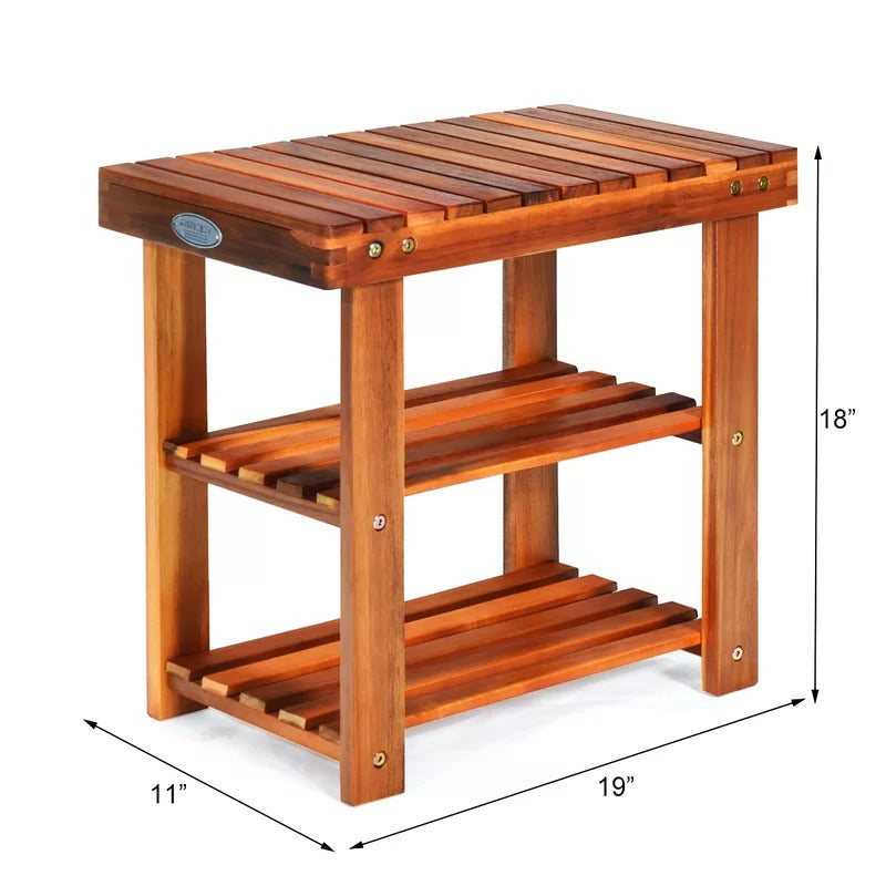 Shoe Rack: Costway 4 Pair Stackable Shoe Rack