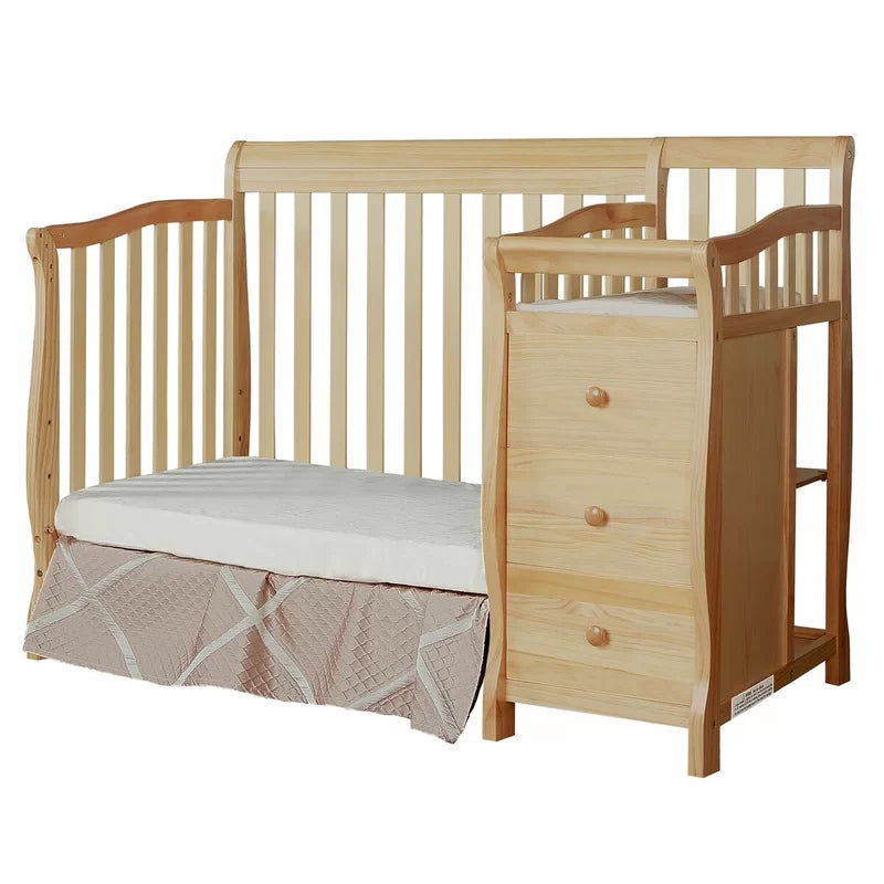 Cribs: 3-in-1 Mini Convertible Crib and Changer