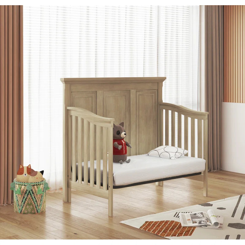 Cribs: 4 -in-1 Convertible Crib Gray