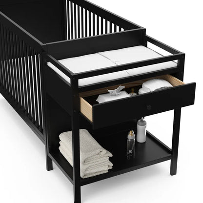 Cribs: 4-in-1 Standard Convertible Crib and Changer