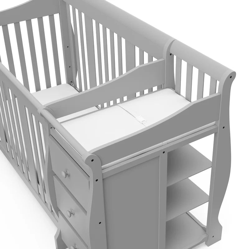 Cribs: 5-in-1 Convertible Crib And Changer – GKW Retail