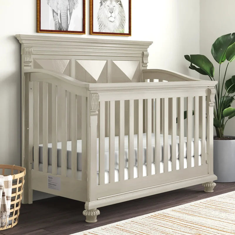 Cribs: New Design 4 -in-1 Convertible Crib