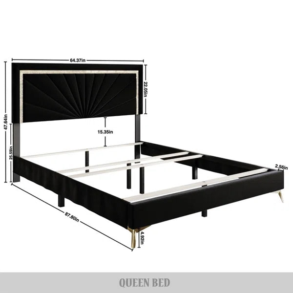 Divan Bed: Anayshia Upholstered Bed