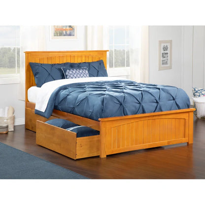 Divan Bed: Attiyya Solid Wood Storage Bed