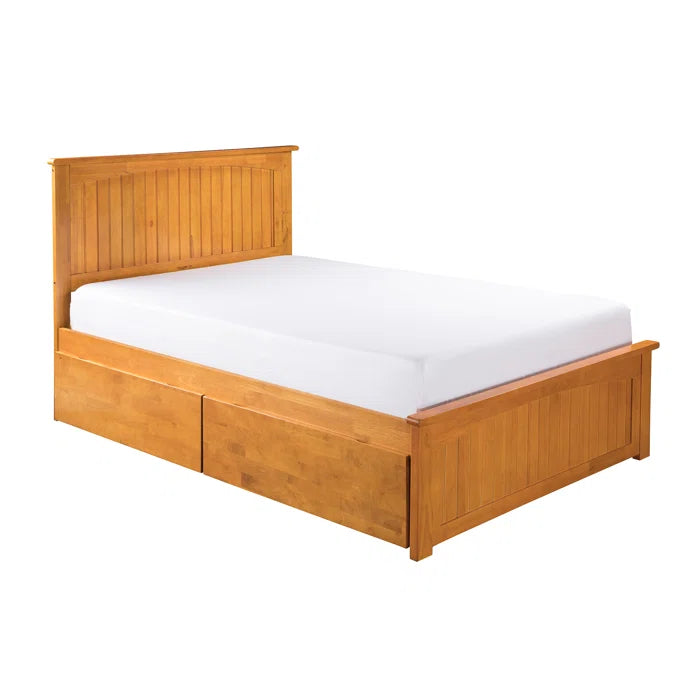 Divan Bed: Attiyya Solid Wood Storage Bed