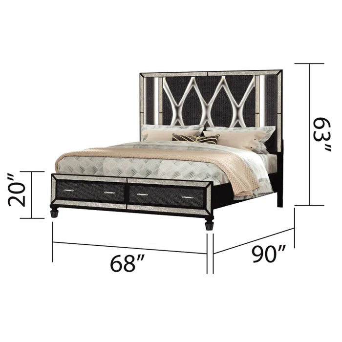 Divan Bed: Bolatbek Upholstered Storage Bed