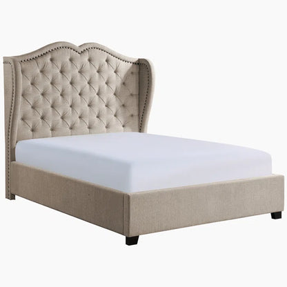 Divan Bed: Drayke Tufted Upholstered Panel Bed
