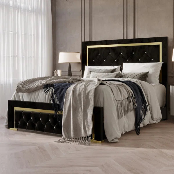 Divan Bed: Geradine Upholstered Bed