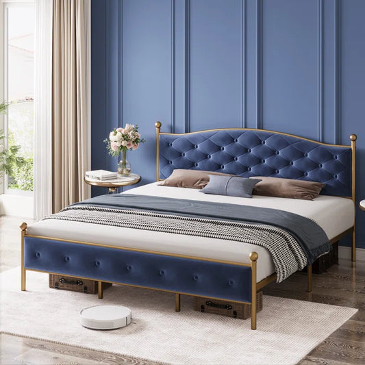 Divan Bed: Geraud Upholstered Bed