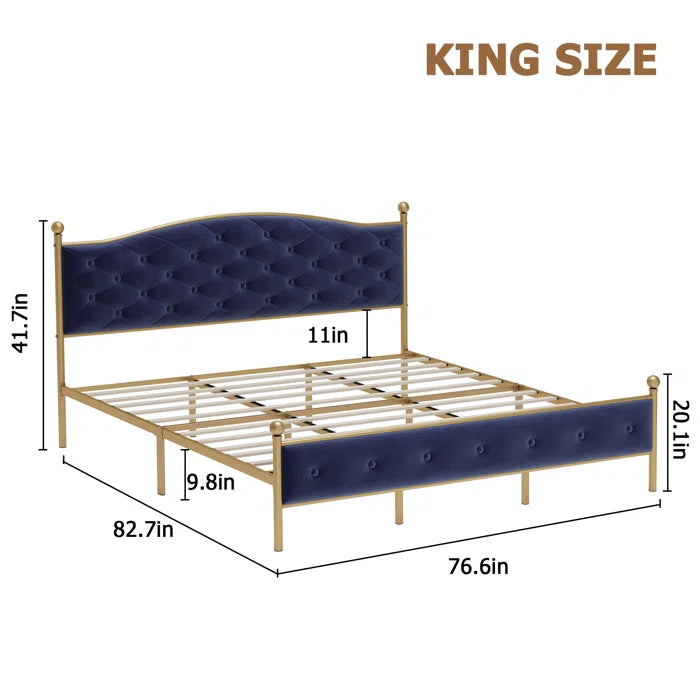Divan Bed: Geraud Upholstered Bed