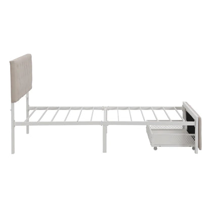 Divan Bed: Gerjanne Upholstered Storage Bed