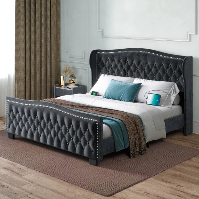 Divan Bed: Gujral Upholstered Bed