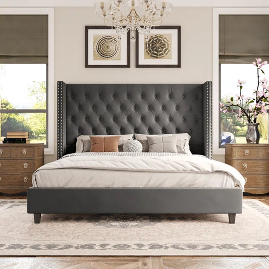 Divan bed: Ieishia Upholstered Bed