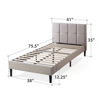 Divan Bed: Suhavi Upholstered Bed