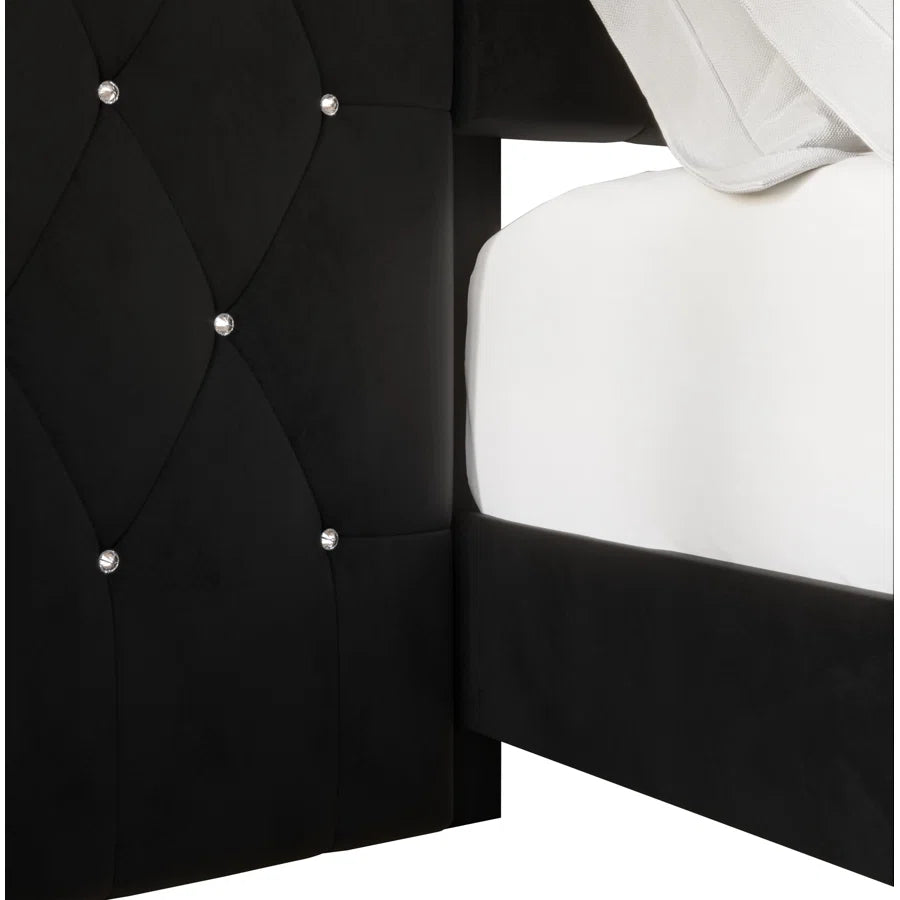Divan Bed: Titian Upholstered Wall Panel Bed