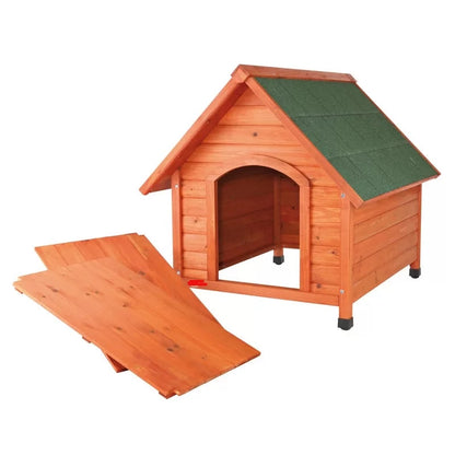 Dog House: Pine Wood Dog Kennel