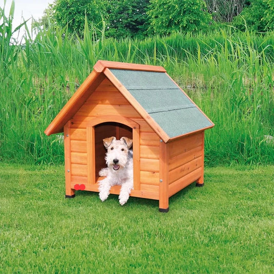 Dog House: Pine Wood Dog Kennel