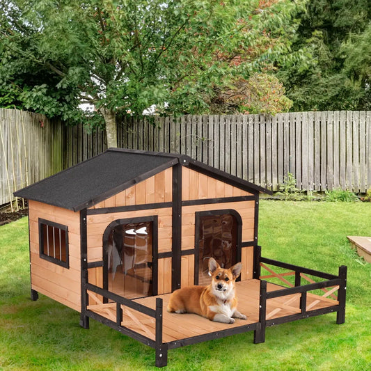 Dog House: Wooden Dog Kennel Big