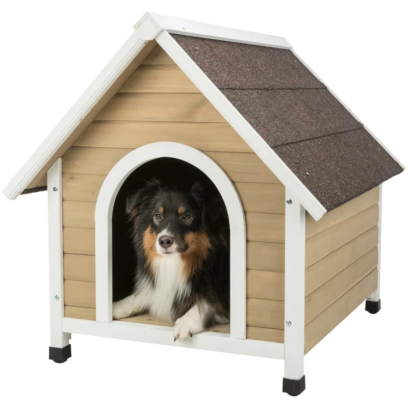 Dog House: Wooden Modern Dog Kennel