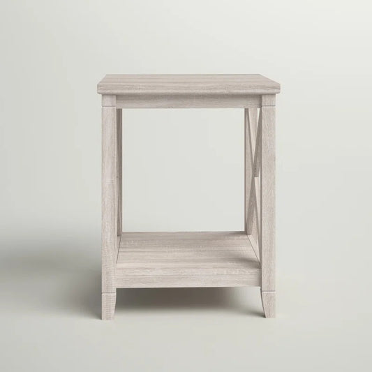 End Table: Solid Wood End Table