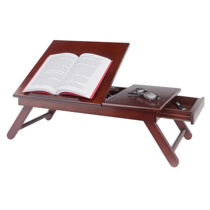 Folding Study Table: 21.69'' Wooden Desk