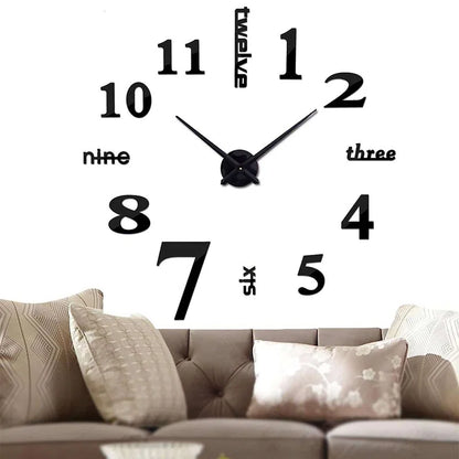 Home Decor: 3D Wall Clock