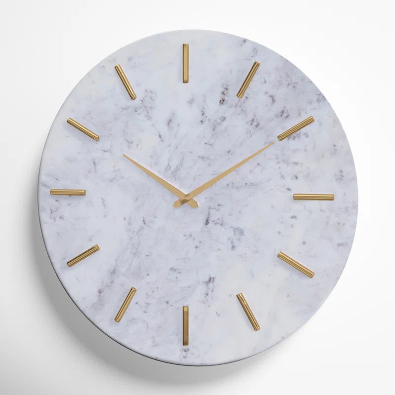 Home Decor: Marble Wall Clock