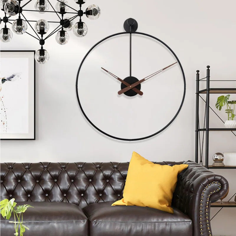 Home Decor: Metal Round Wall Clock