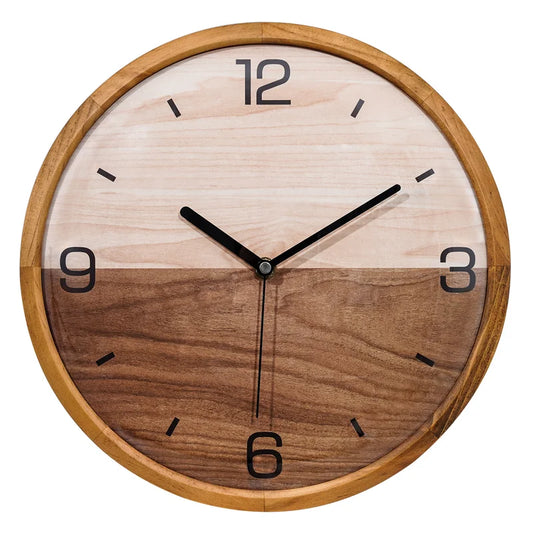 Home Decor: Round Wooden Wall Clock