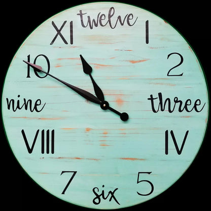 Home Decor: Solid Wood Wall Clock
