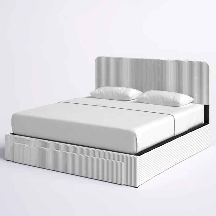 Hydraulic Bed: Audeline Upholstered Storage Bed