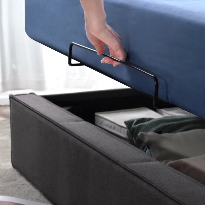 Hydraulic Bed: Boryschtsck Upholstered Storage Bed