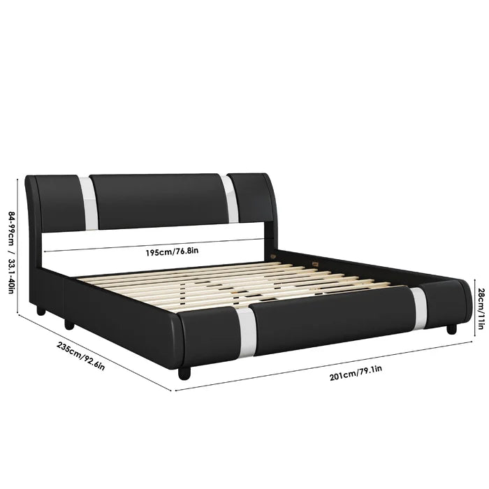 Hydraulic Bed: Conshohocken Upholstered Bed