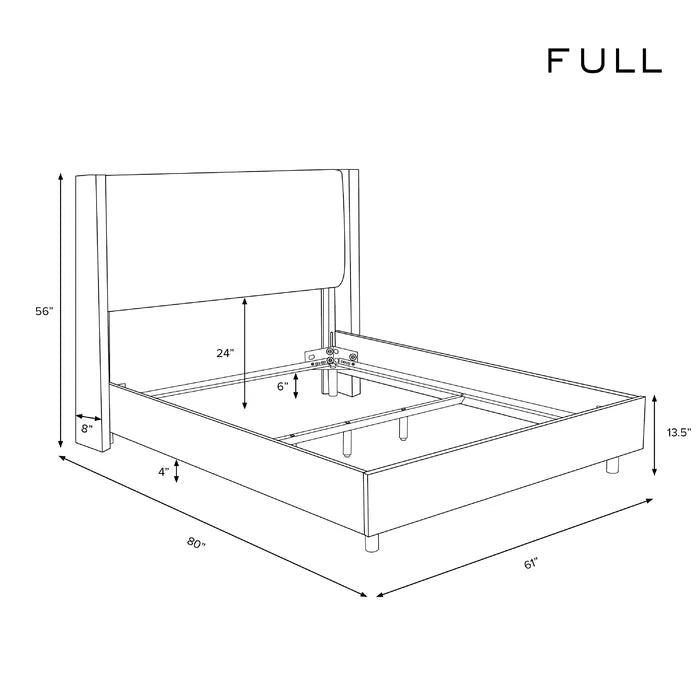 Hydraulic Bed: Hanson Upholstered Bed