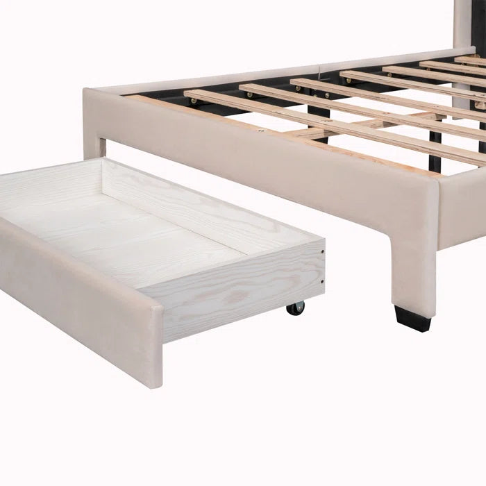 Hydraulic Bed: Kroeker Upholstered Storage Bed