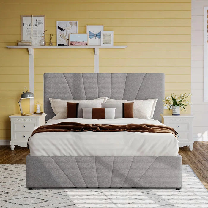Hydraulic Bed: Loleatha Upholstered Storage Bed