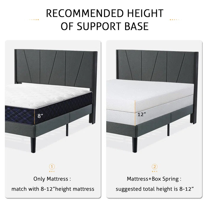 Hydraulic Bed: Mccreight Upholstered Bed