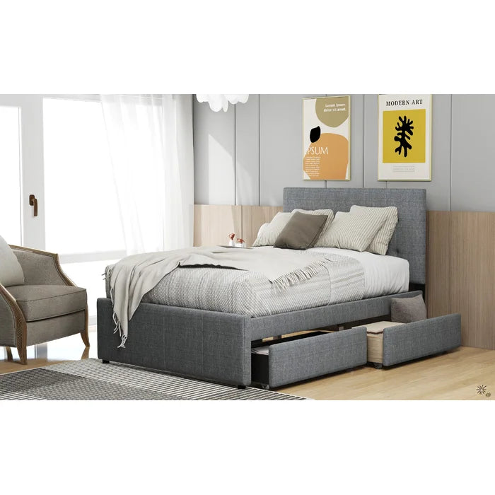 Hydraulic Bed: Upholstered Storage Bed – GKW Retail