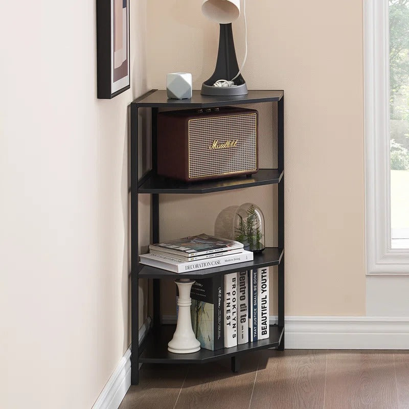 End Table: Kempst 4-Tier Corner End Table