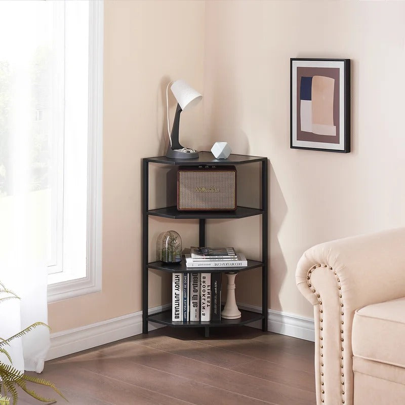 End Table: Kempst 4-Tier Corner End Table