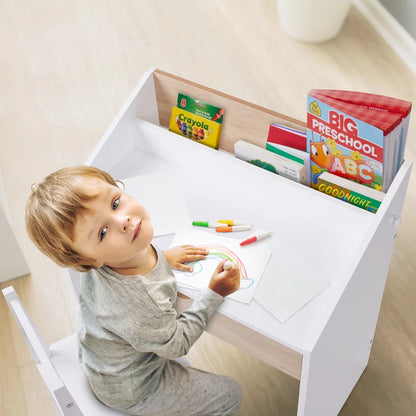 Big kids desk and best sale chair set